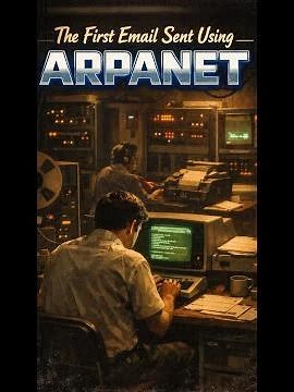 The First Email Sent Using ARPANET #Internet