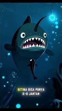 Anglerfish: Ikan Sungut Ganda dengan Umpan Bercahaya di Laut Dalam Gelap!#Anglerfish#IkanSungutGanda