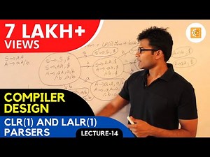 Parsing Table Creation for LALR(1), CLR(1) Video Lecture | Compiler Design - Computer Science Engineering (CSE)