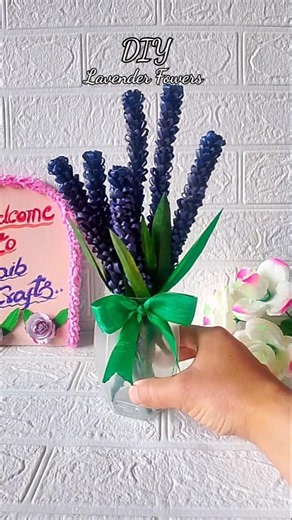 DIY lavender #sorts #viralshort #handmade #viralvideo #flowers #diy #craft #homedecor #roomdecor