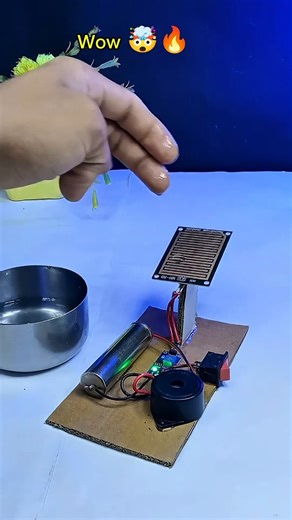 Rain Detector Project, New Science Project / New School Project #science 🔥