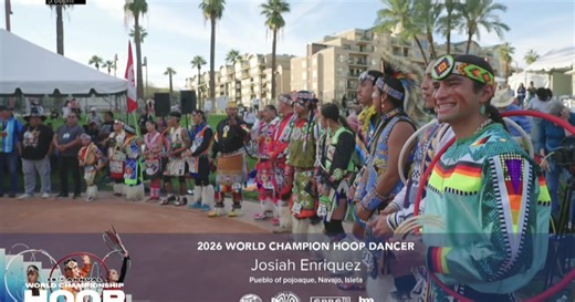 3-time world hoop dancing champion makes history at Heard Museum in Phoenix
