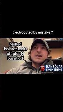 Electrical Fault That Ended in Tragedy #hansolarengineering #industrialelectrician