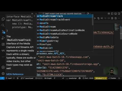 Firebase | Authentication | Login ,continue with google | Class 20 | SMIT Modern Web Dev 18