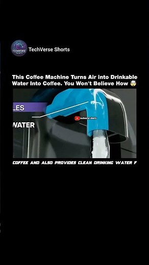 ☁️ This Coffee Machine Turns Air Into Coffee#shorts#engineering