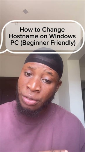How to Change Hostname on Windows PC (Beginner Friendly)