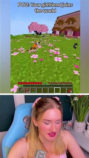 Minecraft mit einem Mädchen Spielen