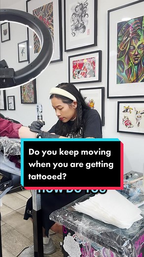 Challenges of Tattooing a Moving Client