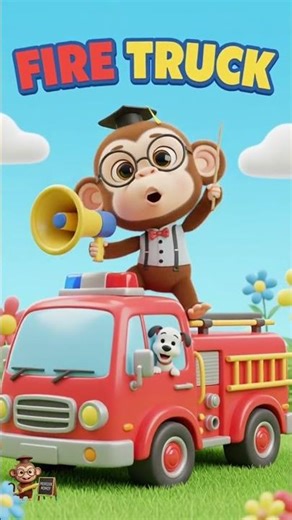 Real Vehicle Sounds for Kids 🚓🚒🚑 Learn 4 Vehicles #preschoollearning #kids