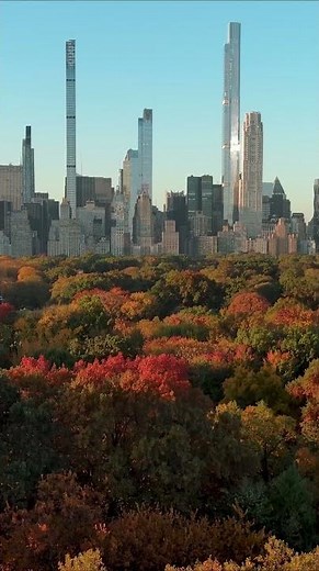 Drone Central Park New York City