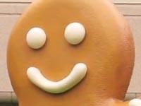 Gingerbread Man makes his grand arrival at Google headquarters