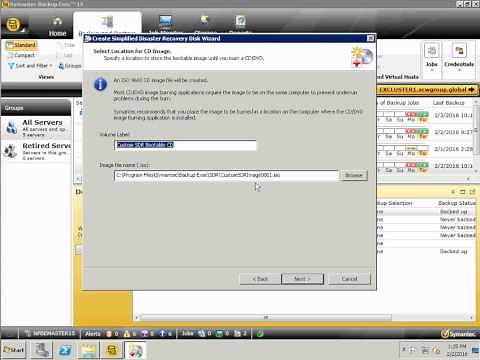 Veritas Backup Exec 15 Simplified Disaster Recovery (SDR) Demonstration