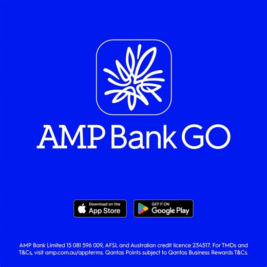 185K views | AMP Bank GO is the banking app made for all kinds of mini businesses. AMP Bank Limited ABN 15 081 596 009, AFSL 234517. Fees apply for approved overdrafts. For TMDs and T&Cs, visitamp.com.au/appterms. Qantas Points subject to Qantas Business Rewards T&Cs. | AMP Australia | Facebook