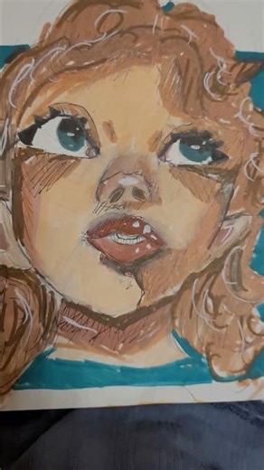 Drawing a different angle! #art #drawingstyles #drawing