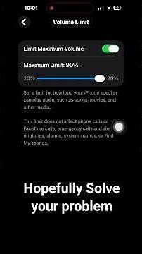 How to LIMIT Maximum VOLUME on iPhone