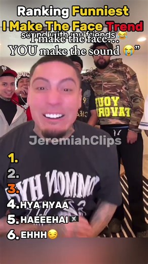 Ranking the Funniest “You Make the Sound” Faces#ranking #shorts