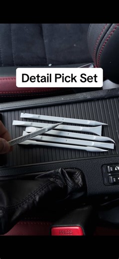 Interior detailing tip: use this Viking Detail Pick set to clean your cars interior. #cardetailing #carcleaningtop #interiorcleaning #carwashtips #carcleaning