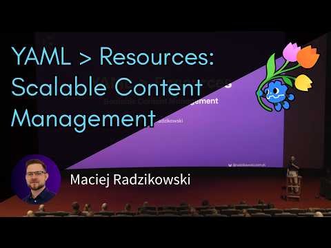 YAML 〉 Resources: Scalable Content Management – Maciej Radzikowski – GodotCon 2026