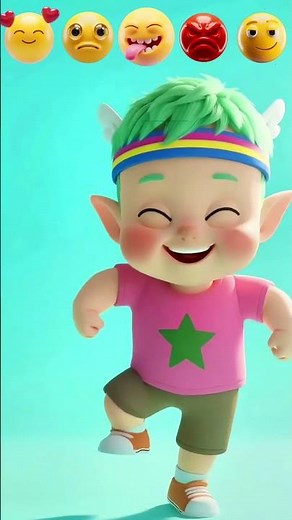 Learn Emojis 😀😢😡 Feelings and Emotions Game For Kids #kids #shorts