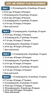13K views · 37 reactions | Level one workout plan for beginners. A...