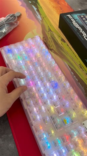 AULA F98 PRO Custom Mechanical Keyboard Wireless Tri-Mode (BT/2.4G/Wired), Gasket Structure, Fully Hot-Swappable Keys, 75% Layout, Ideal for Gaming, Esports, and Office Use 👉https://cccomputerkh.com/peripherals.html#K-Aula | NN Computer