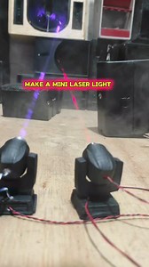 make a mini laser light | miniatur sound system