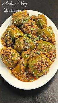 Stuffed Shimla Mirch Masala | Bharwa Shimla Mirch