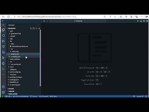 Create a CAP Project with SAP Business Application Studio using Template |BTP|CAP|FIORI