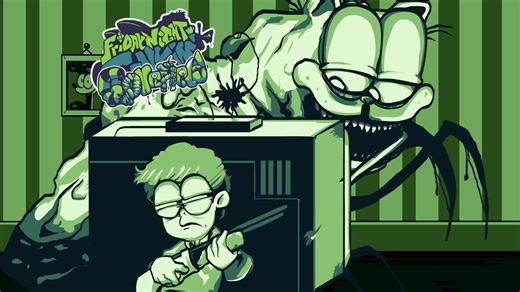 [终于等到]FNF优质模组-gorefield v2(戈菲猫v2)主周流程展示！