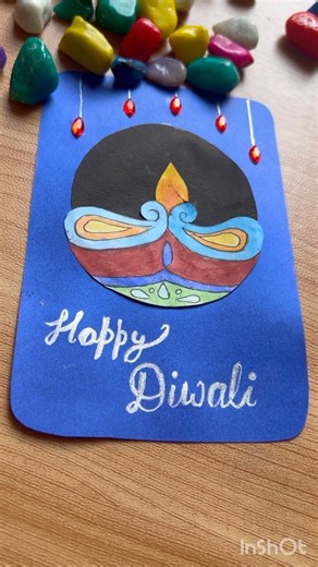 Happy Diwali Card 🪔 Easy Handmade Greeting Idea