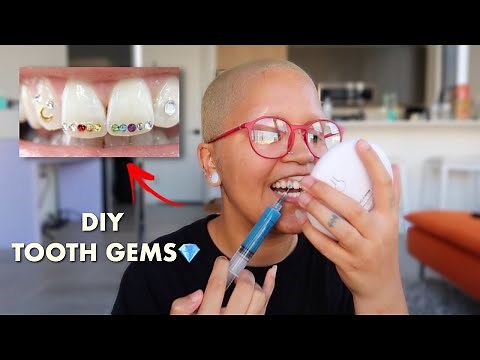 HOW TO APPLY TOOTH GEMS | NO NAIL GLUE + 5 Easy Steps | Vlogmas day 15