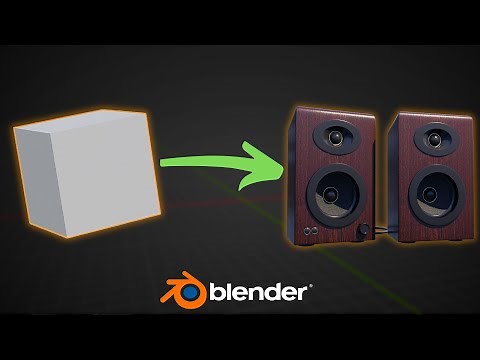 Create Speakers in Blender in 1 Minute!