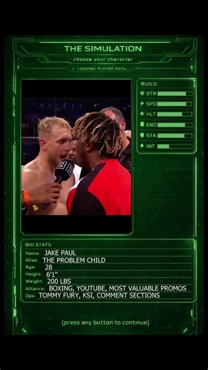 THE SIMULATION - JAKE PAUL