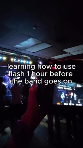 Maria Vanderbilt | Learning how to use flash 1 hone before the band goes on It was a lot of quick research, learning the right settings 1/2, 1/64, etc. The... | Instagram
