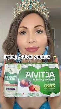 Trying Activia Yogurts with Different Flavors 🥄✨