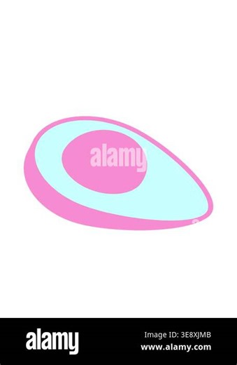 bobbing motion animation of a cartoon of an avocado