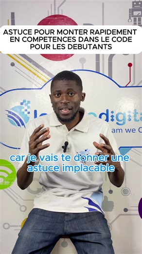 La méthode simple que 90% des débutants ignorent pour enfin comprendre la programmation Tu débutes en programmation mais tu bloques dès que tu dois coder seul ? Le problème ne vient pas de toi, mais de la méthode d’apprentissage. Dans cette vidéo, je partage une astuce simple et éprouvée que j’utilise avec mes apprenants pour progresser rapidement en programmation : 👉 comprendre chaque concept, 👉 maîtriser la syntaxe, 👉 et surtout savoir quand et comment l’implémenter. Cette approche t’aidera