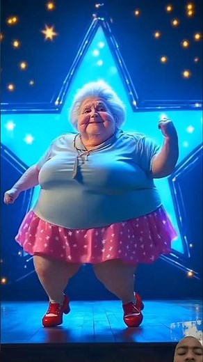 70 years old woman dance