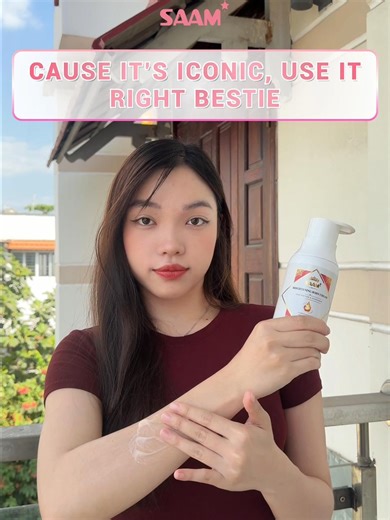 Just glow queen doing iconic 💁🏽‍♀️✨ #saamcosmetic #fyp #bodycream