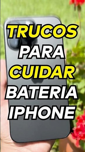 TRUCOS para CUIDAR la BATERIA de tu IPHONE #apple #smartphone