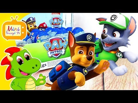 Psi Patrol Chase Rocky Marshall Jajka Niespodzianki! DUŻO JAJEK! Filmik Dla Dzieci Po Polsku