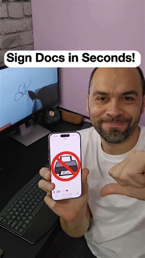 Tiago Costa on Instagram: "No scanner? No problem! Learn how to sign documents digitally on your iPhone in seconds. Fast, easy, and stress-free Did you know about this iPhone hack? Share your thoughts in the comments! #iPhoneTips #DigitalSignatures #TechHacks #PhoneTricks #ProductivityBoost #iPhoneHacks #TechTips #DigitalSolutions #LearnSomethingNew #SmartPhoneTips"