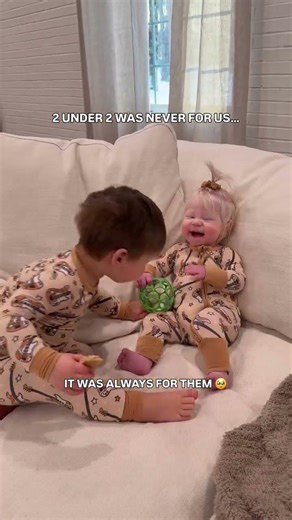 we always dreamed of having 2 under 2 🥹 people looked at me like I was crazy when they saw how