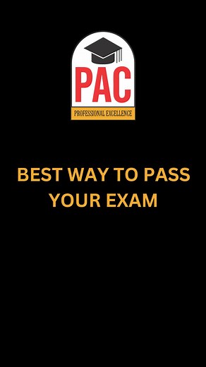BEST WAY TO PASS YOUR EXAM #ICAP #charteredaccountancy #PAC #paccollege | PAC official (PAC Group of Colleges)