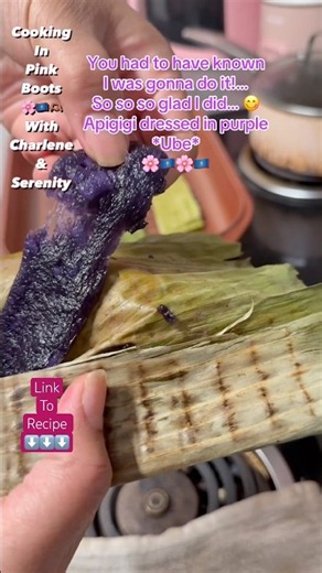 Apigigi-traditional and Ube-recipe to this Chamorro dessert on my channel