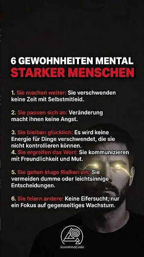 6 Gewohnheiten, die dich unaufhaltsam machen! 🧠🦅 #gewohnheiten #disziplin #resilienz