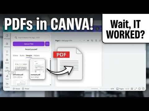 How to Add PDF to Canva Website (Quick and Easy)