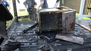 Indianapolis Family Narrowly Avoids Disaster After Grill Suddenly Explodes