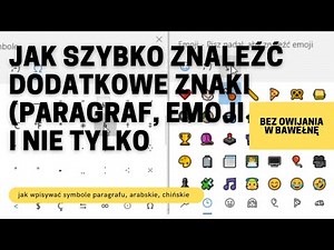 Szybkie wyszukiwanie znaków, emoji i kaomoji Windows - Tablica znaków i skrót klawiszowy
