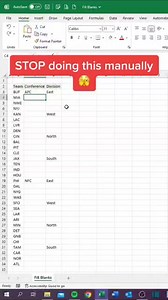 Fill blanks in excel #excel #exceltips #exceltricks #exceltutorial #exceltraining | LEARN MORE